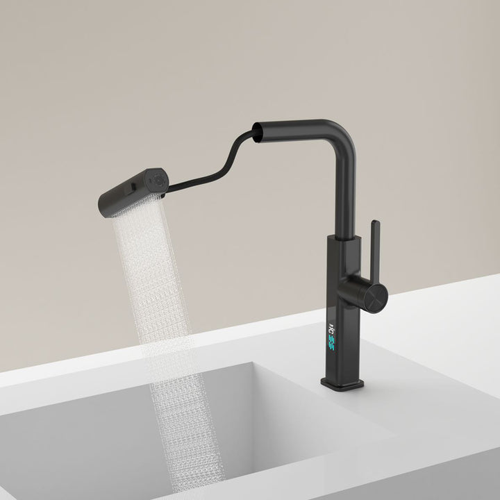 BLIOTE 360 Rotating Digital Tap faucet in use
