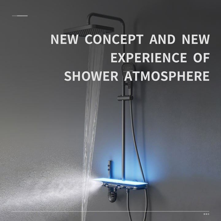 BLIOTE Ambient Light Shower shower system detail view