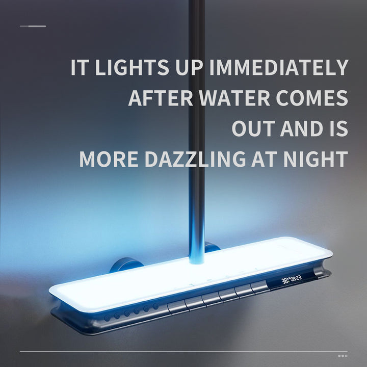 BLIOTE Ambient Light Shower shower system with LED lighting