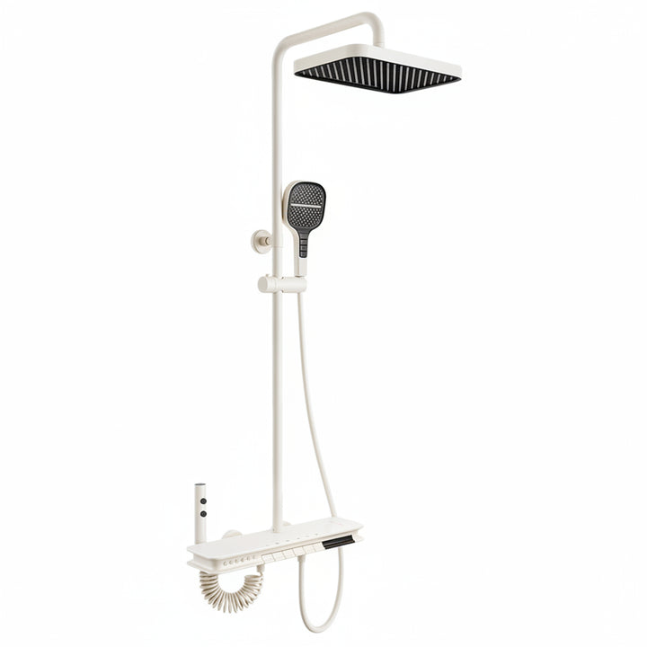 BLIOTE Ambient Light Shower shower system installed view