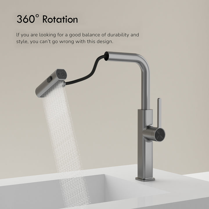 BLIOTE 360 degree Rotating Faucet kitchen or bathroom faucet, image 8