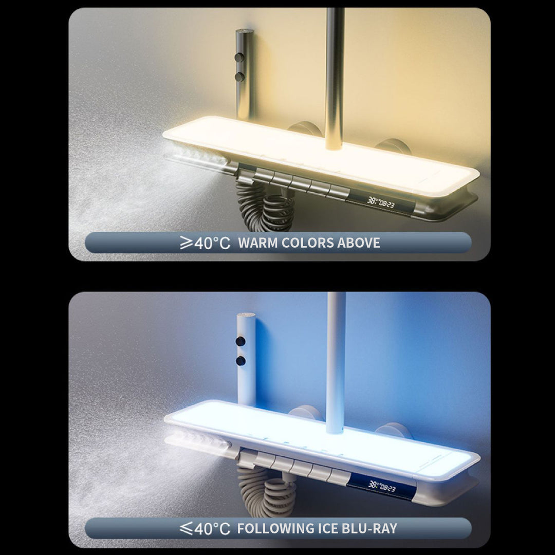 BLIOTE Ambient Light Shower shower system finish detail