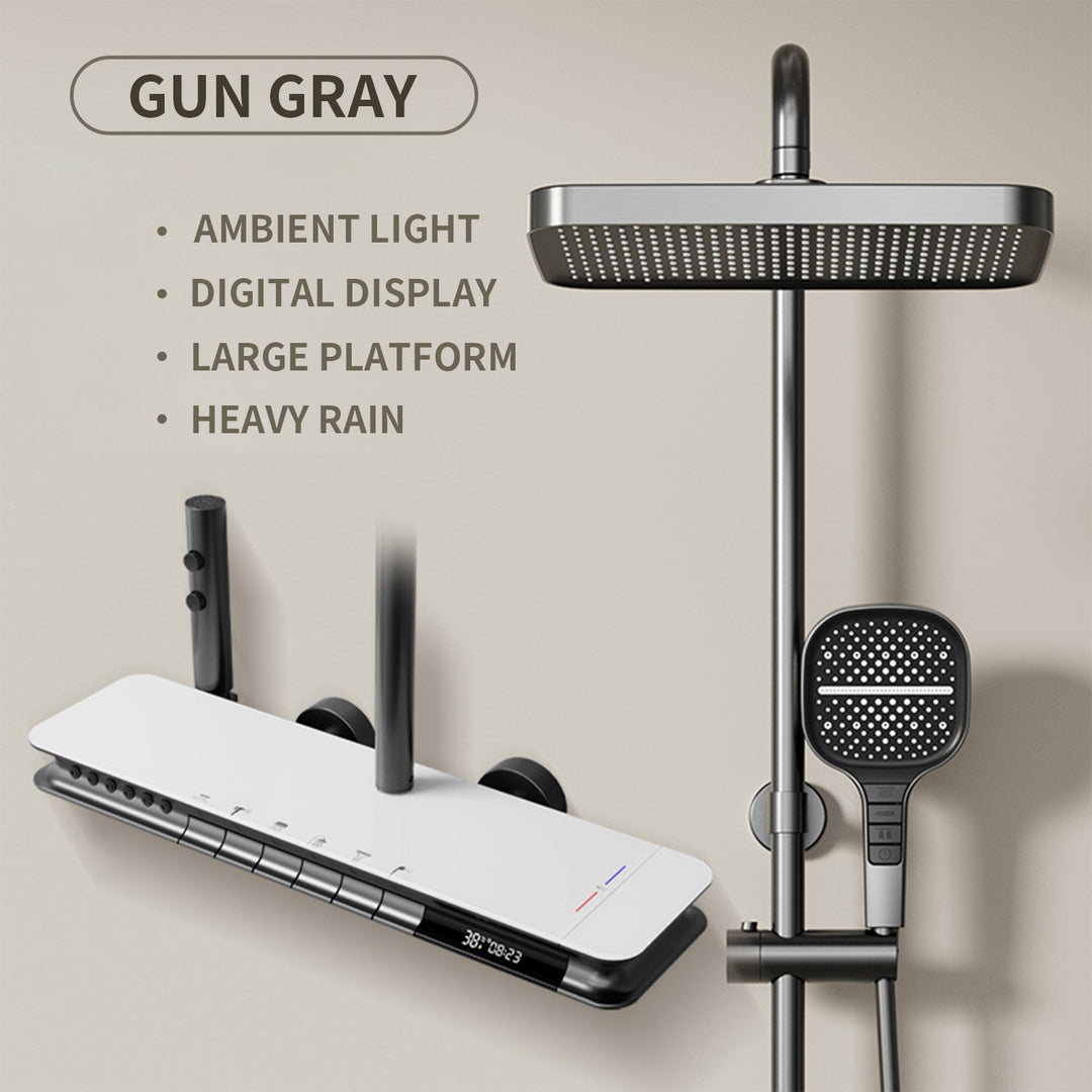 BLIOTE Ambient Light Shower shower system with LED lighting