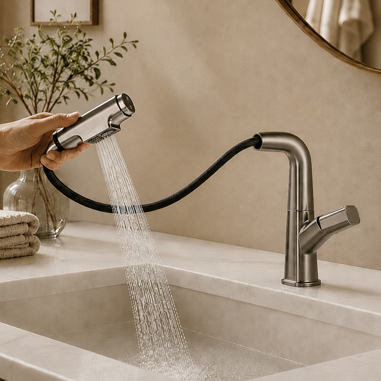 BLIOTE Kitchen Tap faucet installed view