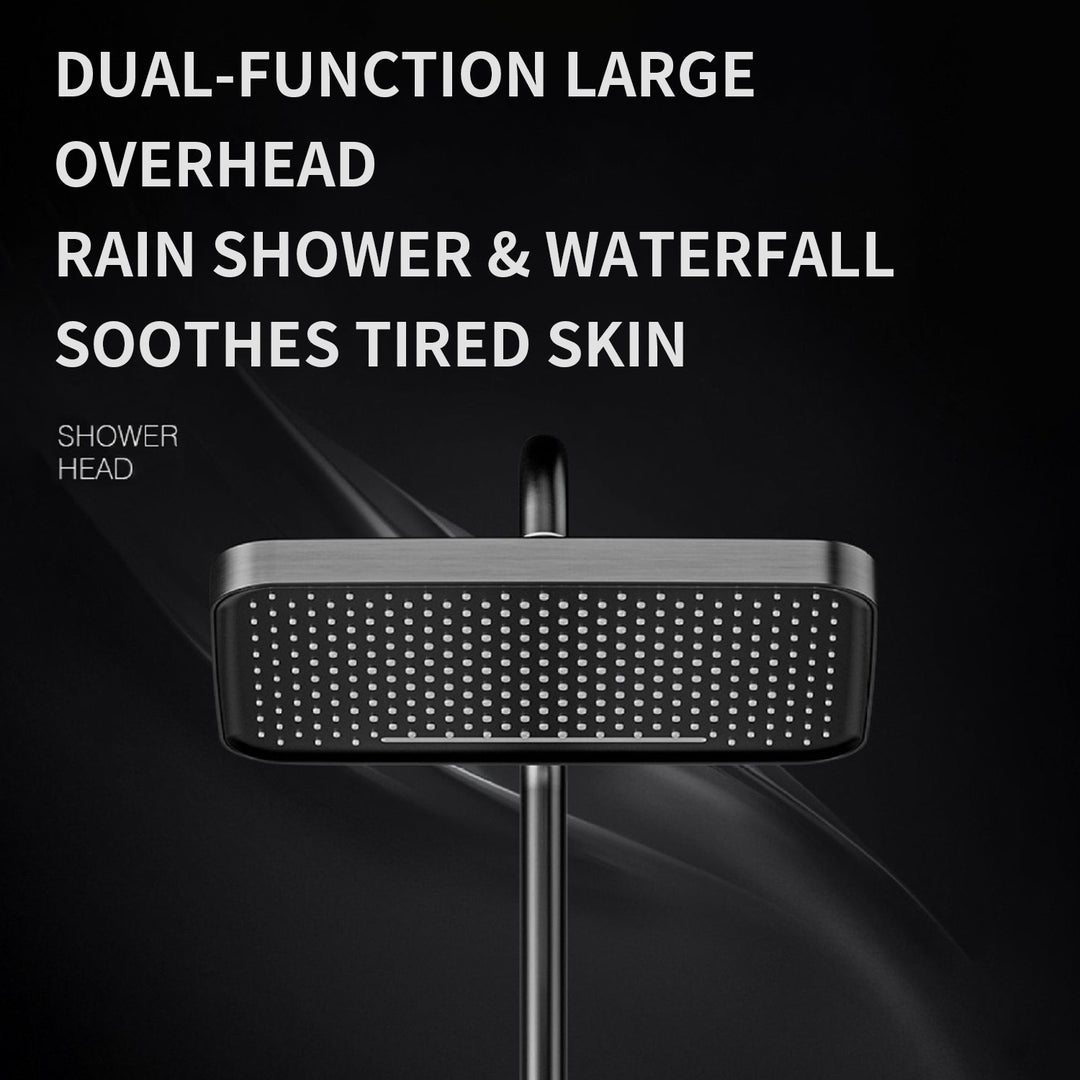 BLIOTE Ambient Light Shower shower system installation detail