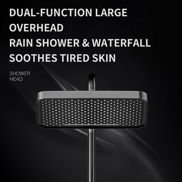 BLIOTE Ambient Light Shower shower system installation detail
