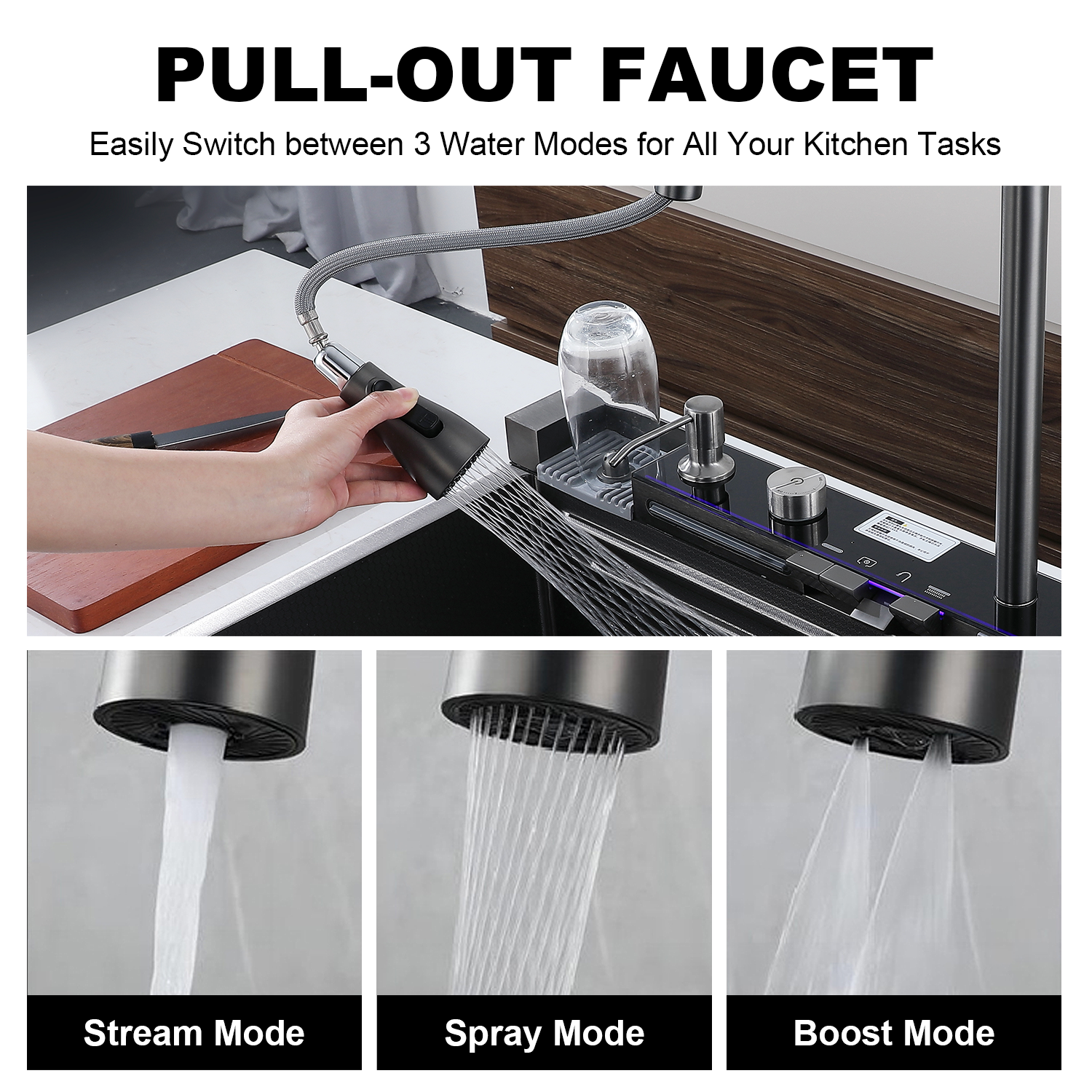 BLIOTE Premium Kitchen Sink kitchen sink fixture, image 6