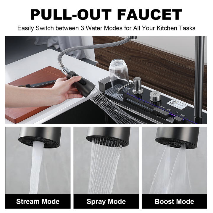 BLIOTE Workstation Kitchen Sink Set kitchen sink dimensions and details