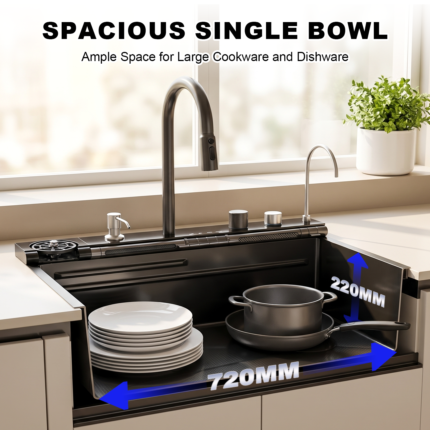 BLIOTE Luxury Kitchen Sink kitchen sink fixture, image 8
