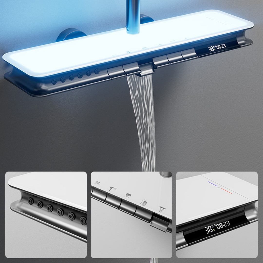 BLIOTE Ambient Light Shower shower system front view