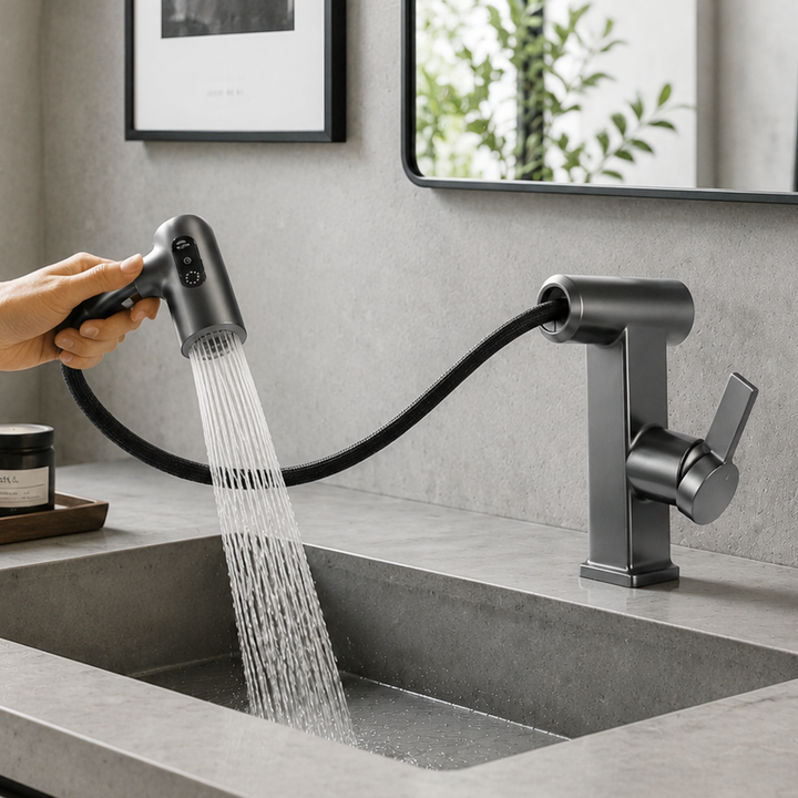 BLIOTE Rotatable Faucet faucet installed view