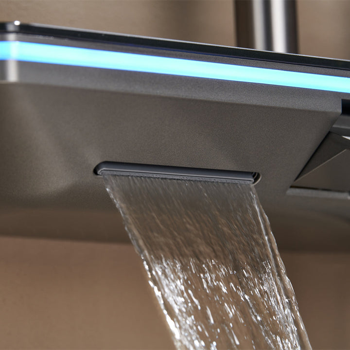 BLIOTE Digital LED Shower Set shower system with digital temperature display