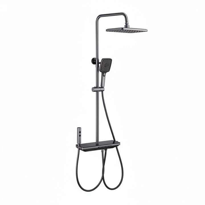 BLIOTE Digital LED Shower Set shower system with digital temperature display and LED lighting
