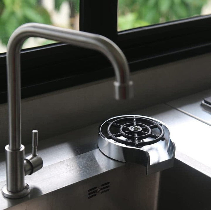 BLIOTE Automatic Cup Washer glass rinser installed view