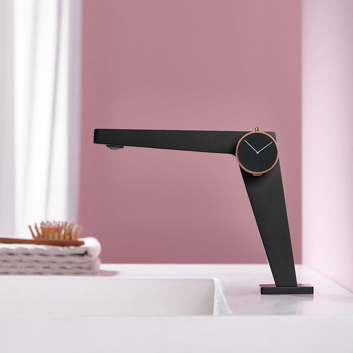 BLIOTE Clock-Shaped Faucet faucet front view
