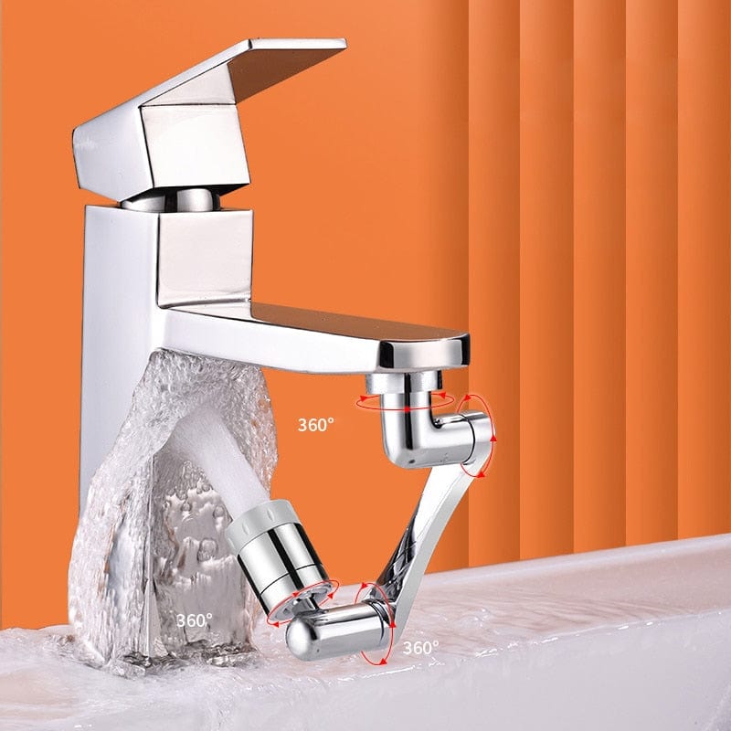Tout en métal 1080 Rotation universelle Robinet Extender Sprayer Head  Cuisine Robot Arm Extension Robinets Mélangeur Aérateur Bubbler Water