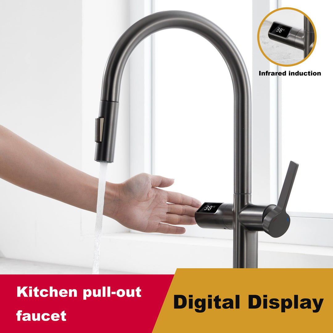 BLIOTE Sensor-activated &amp; Kitchen Tap faucet detail view