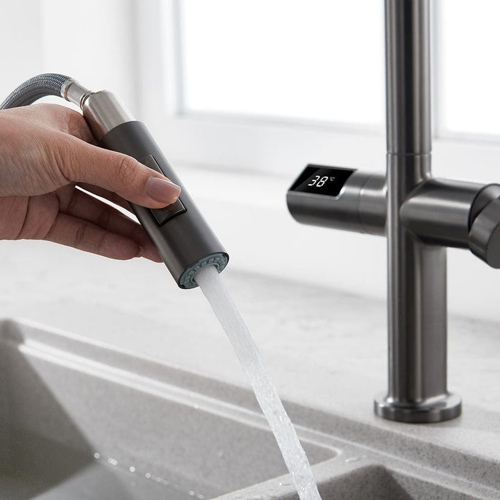 BLIOTE Sensor-activated &amp; Kitchen Tap faucet in use