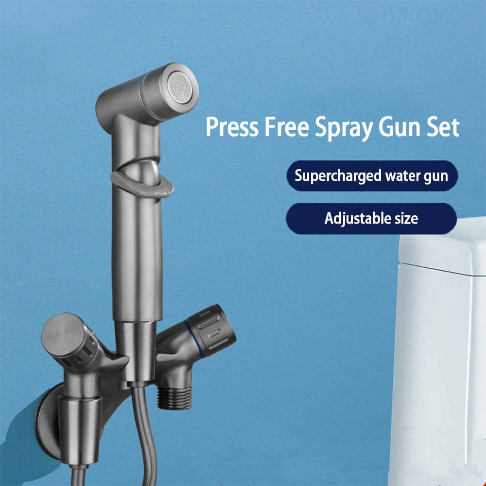 BLIOTE Toilet Spray Gun bathroom toilet fixture installed view