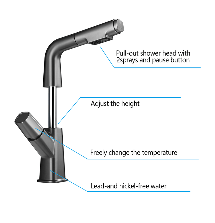 BLIOTE Kitchen Tap faucet installation detail