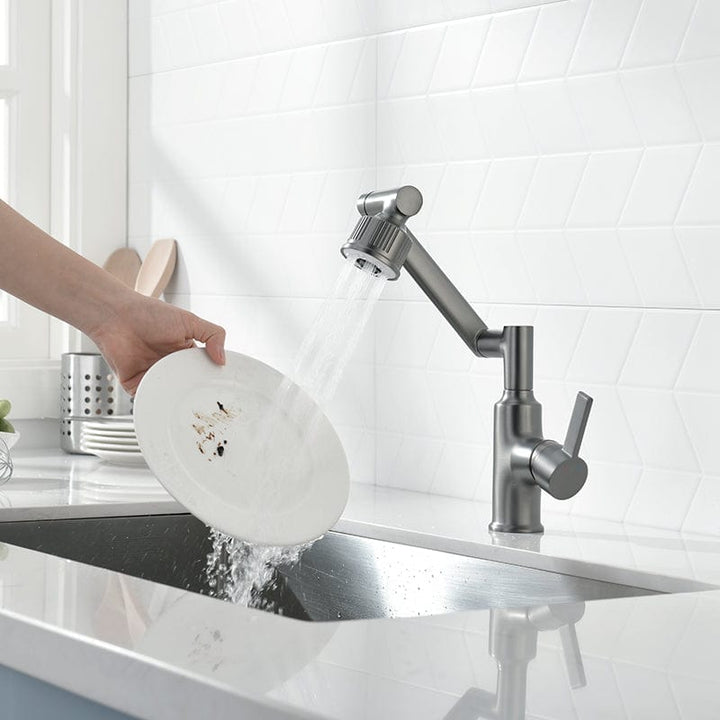 BLIOTE Robotic Arm Tap faucet with rotating outlet