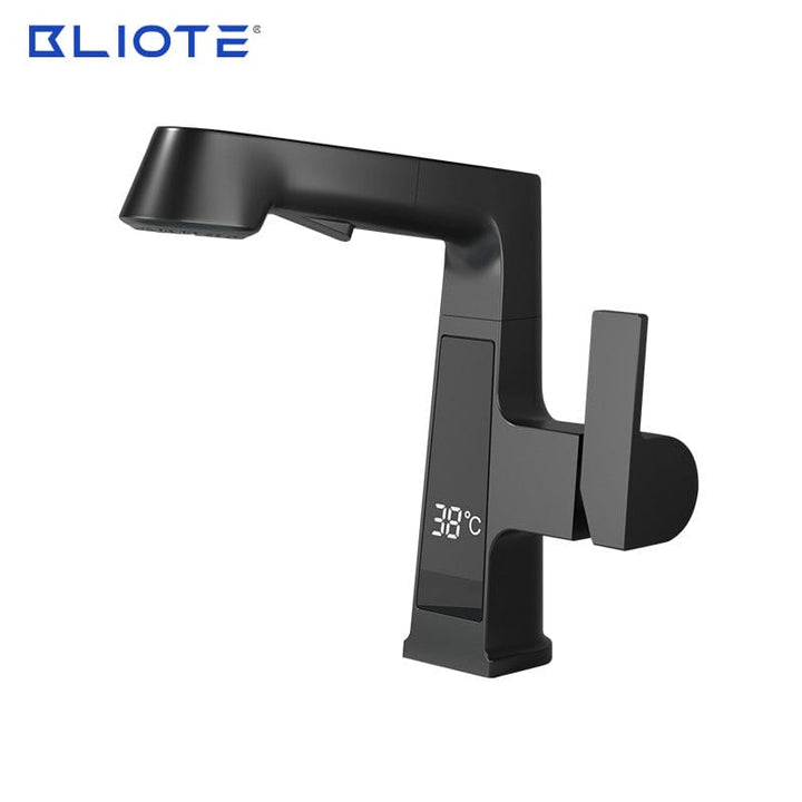 BLIOTE Pull-out Bathroom Tap faucet finish detail