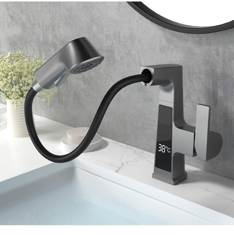 BLIOTE Pull-out Bathroom Tap faucet in use