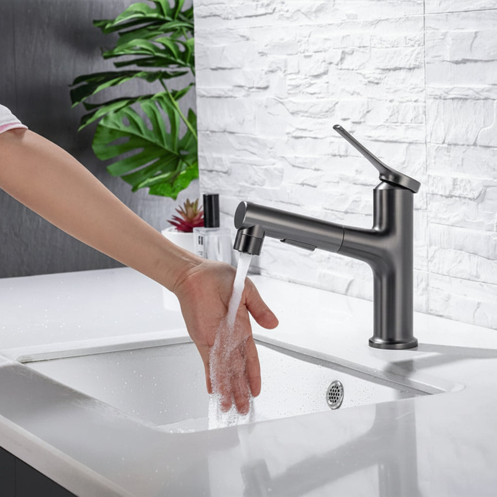 BLIOTE Fountain Bathroom Tap faucet detail view