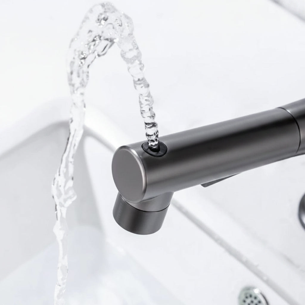 BLIOTE Fountain Bathroom Tap faucet in use