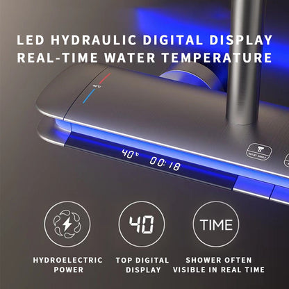 Bliote™ LED-Wasserfall-Duschset 