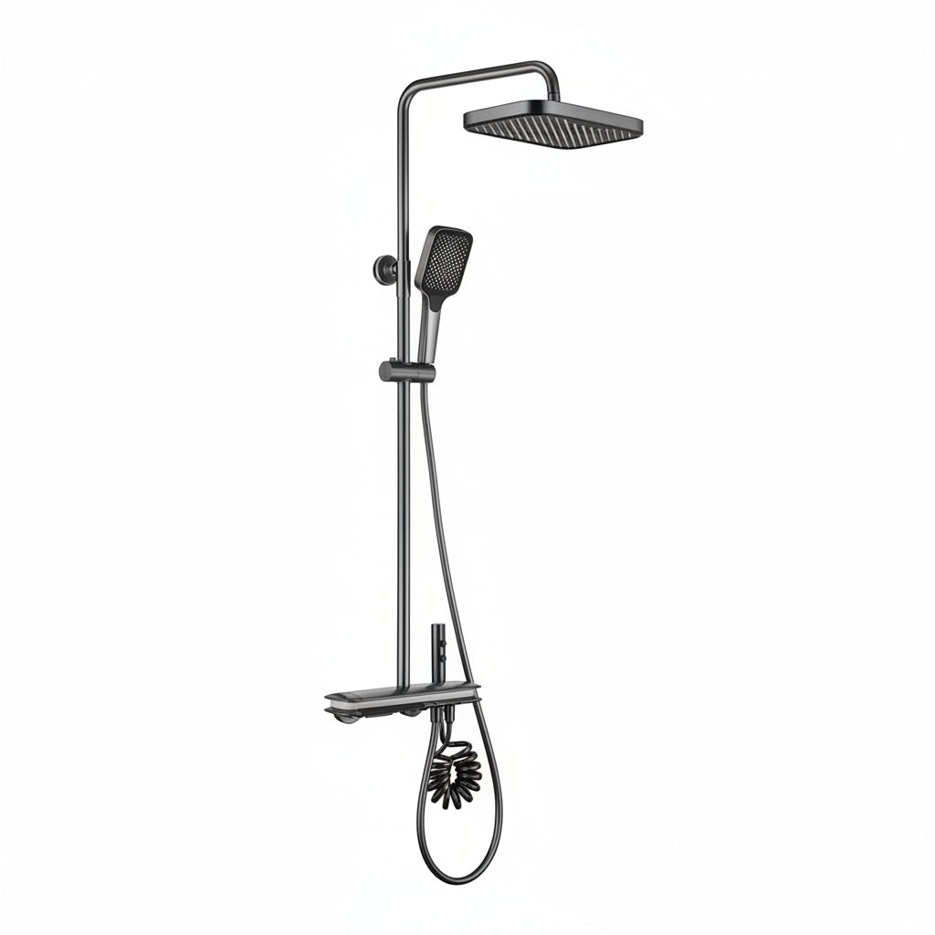BLIOTE LED Waterfall Shower Set shower system with waterfall flow and LED lighting