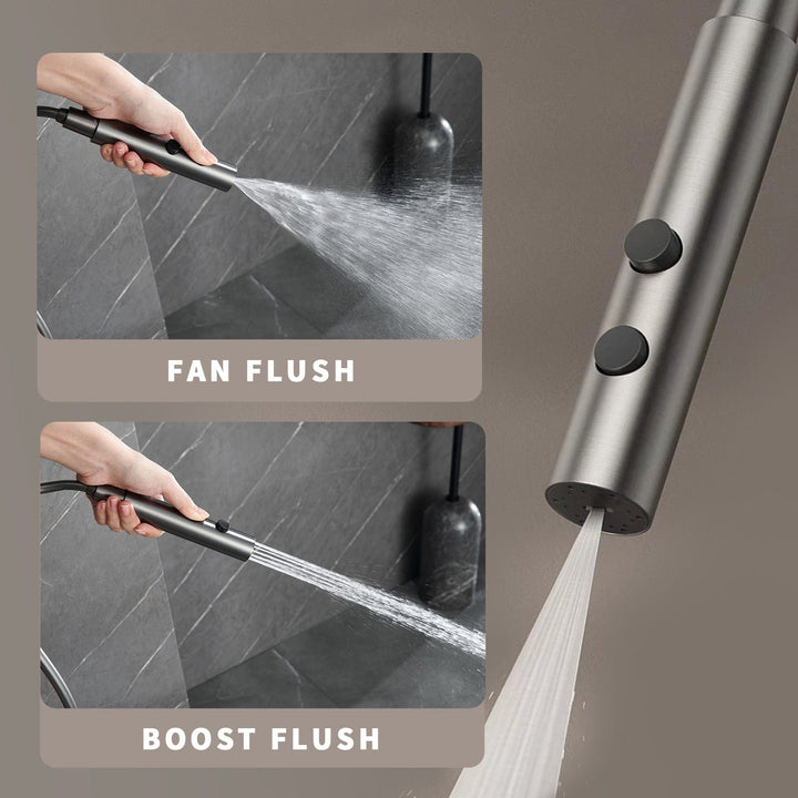 BLIOTE LED Waterfall Shower Set shower system dimensions and details