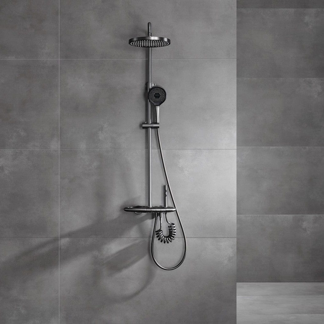 BLIOTE UFO Thermostatic Shower System shower system finish detail