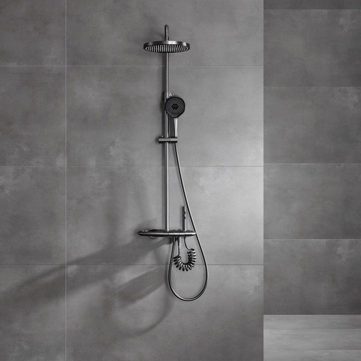 BLIOTE UFO Thermostatic Shower System shower system finish detail