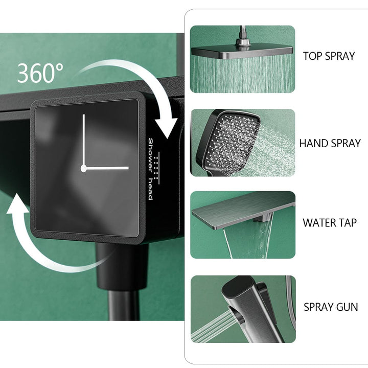 BLIOTE Digital Shower Set shower system detail view
