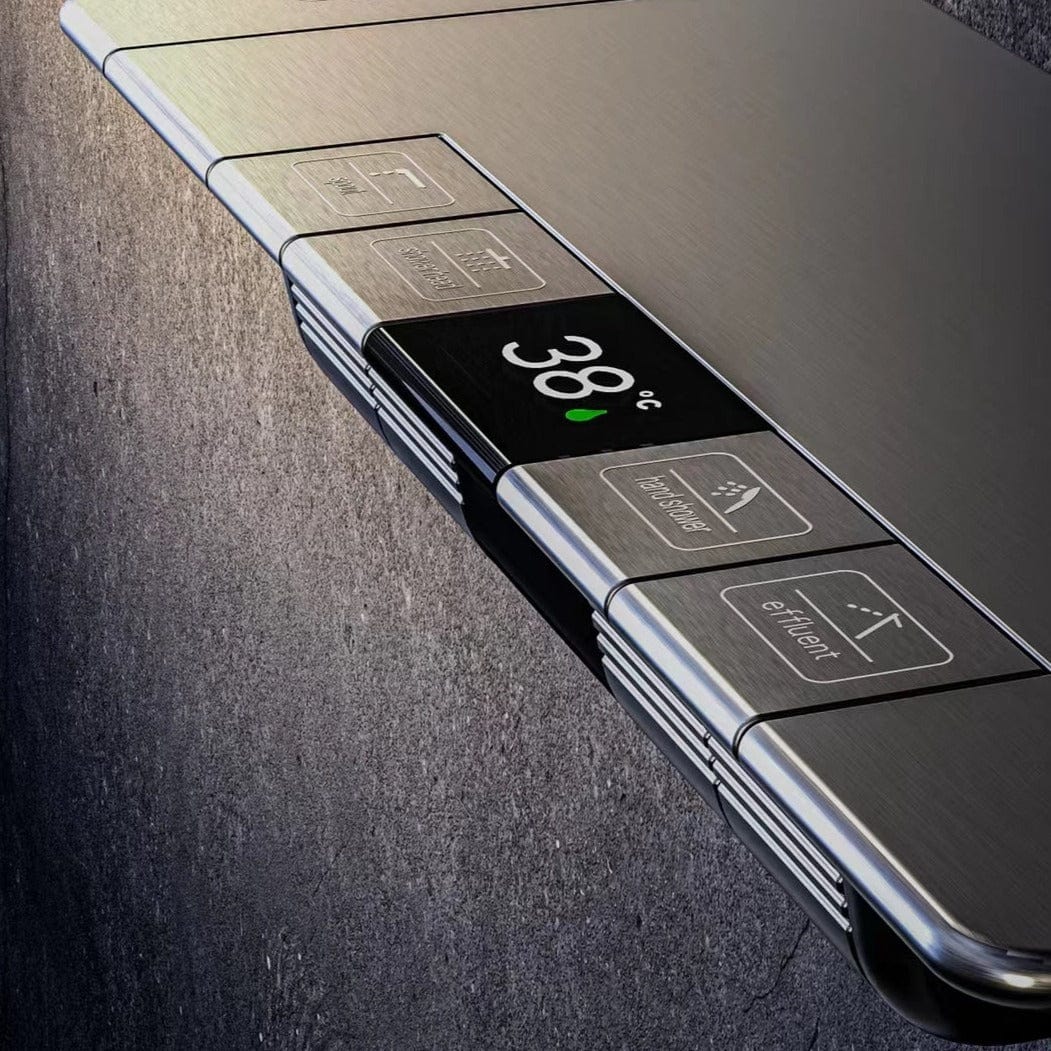 BLIOTE Digital Piano Shower Set shower system with digital temperature display
