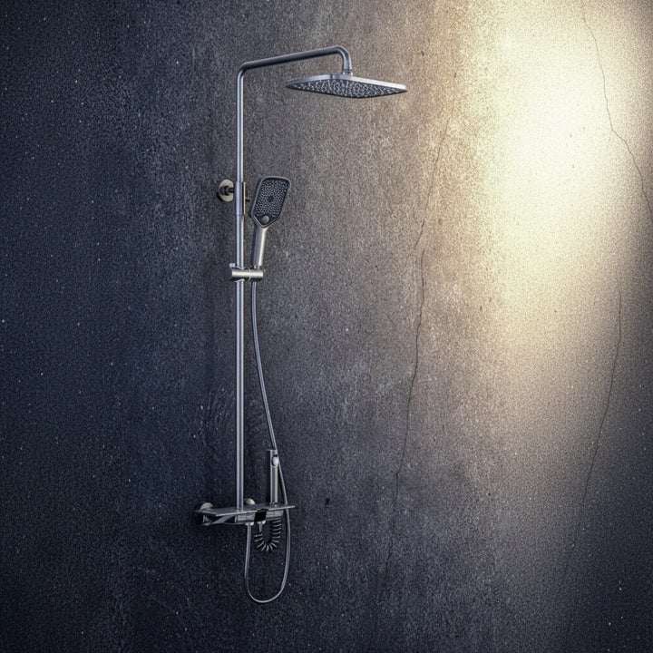 BLIOTE Digital Piano Shower Set shower system in use
