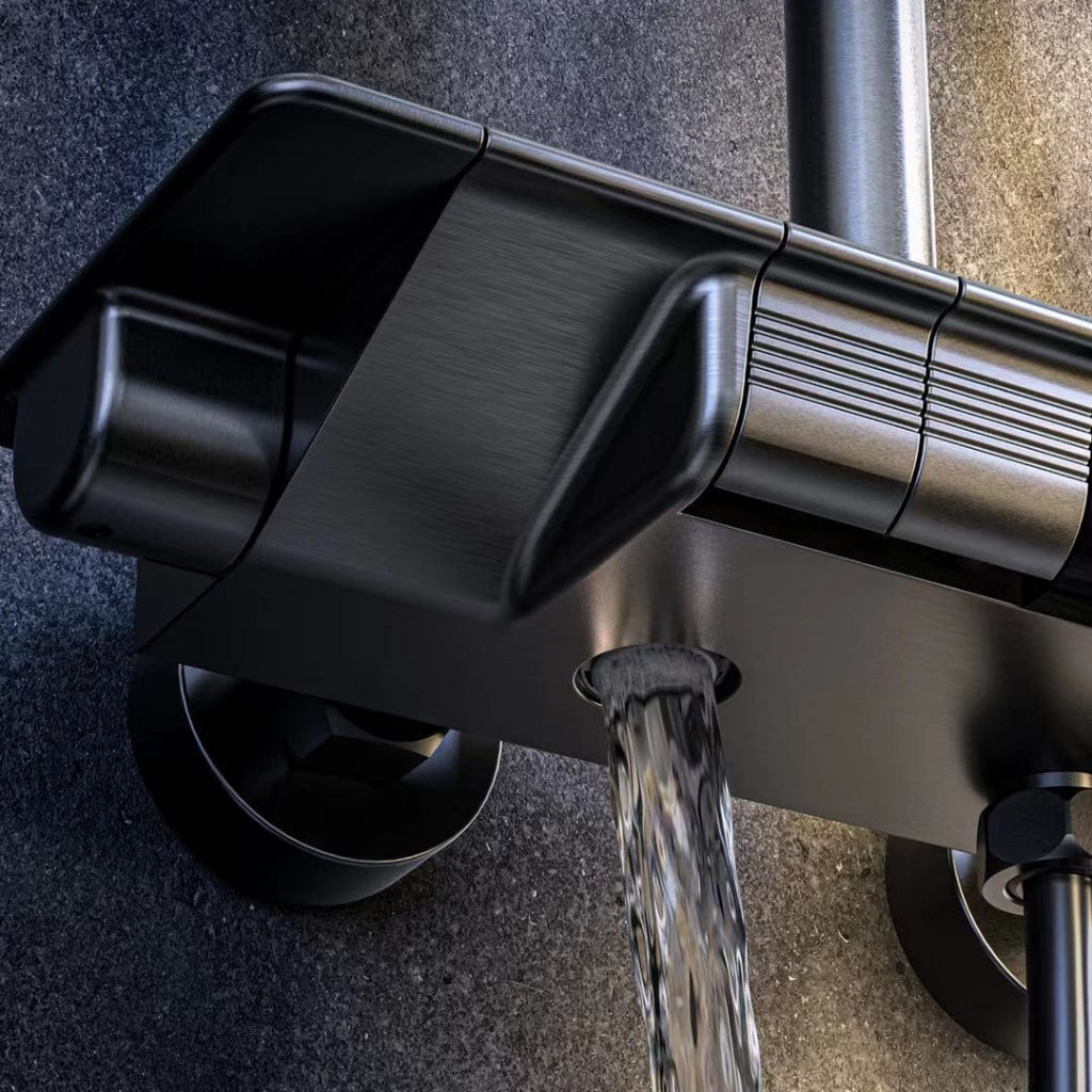 BLIOTE Digital Piano Shower Set shower system installation detail