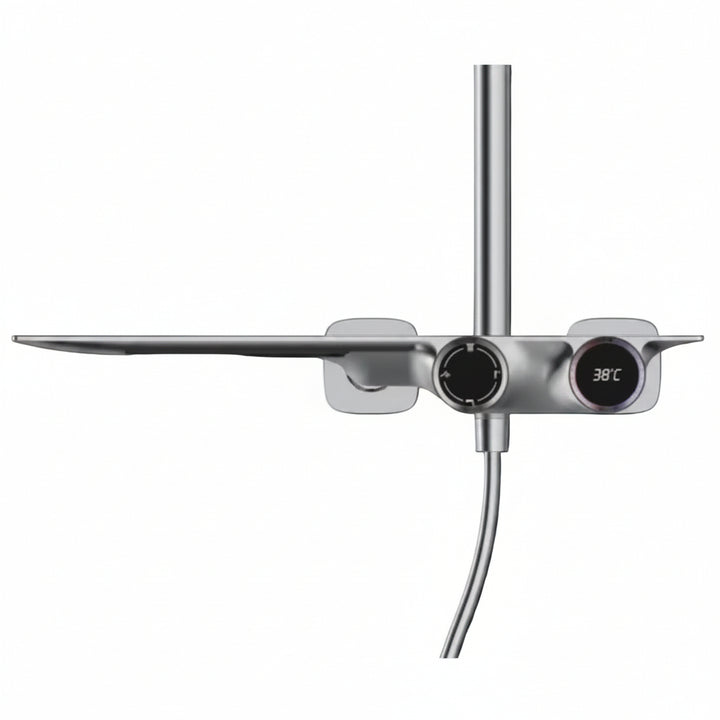 BLIOTE Waterfall Shower Set shower system dimensions and details