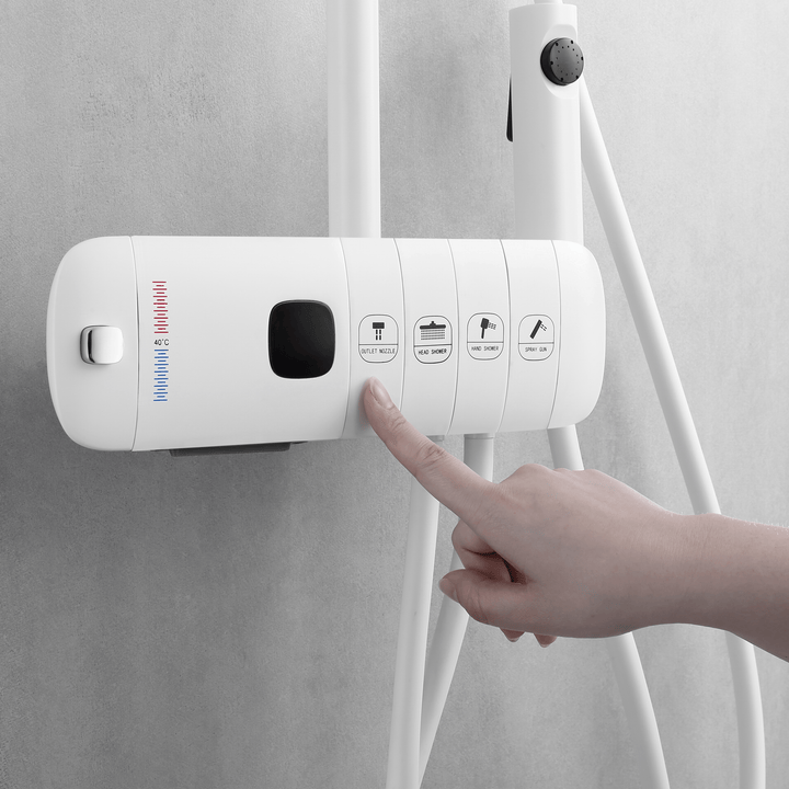 BLIOTE Piano Key Shower Set shower system with piano key controls