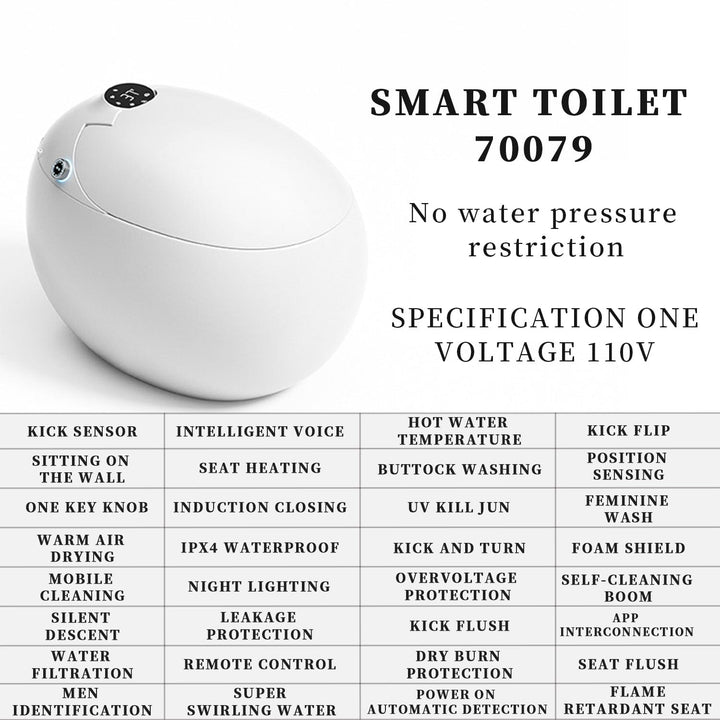 BLIOTE Smart Toilet 70079 bathroom accessory, image 5